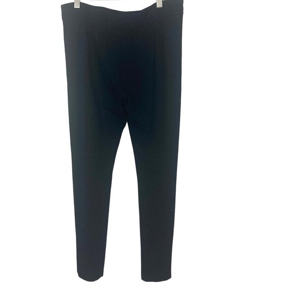 The Savile Row London Black Cigarette Pant Womens 8 Stretch Straight Leg - Picture 4 of 6